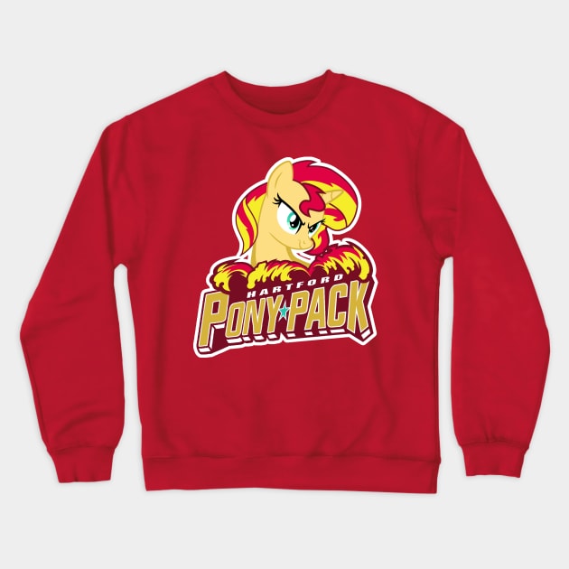 Sunset Shimmer (Wolf Pack) Crewneck Sweatshirt by euryoky